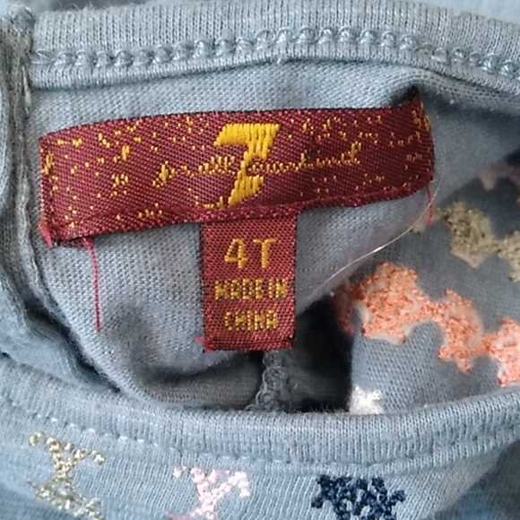 7 For All Mankind Girl's Size 4 Year's - Picture 11 of 13